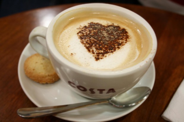  MOVE OVER STARBUCKS! Besides coffee, Costa Coffee offers light food such as cakes and sandwiches that will not burn a hole in your pocket. (Photo: www.iwallscreen.com)