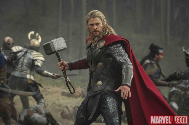 THOR-WERING FORCE: Chris Hemsworth reprises his role as the exiled crown prince of Asgard. (Photo: www.marvel.com) 