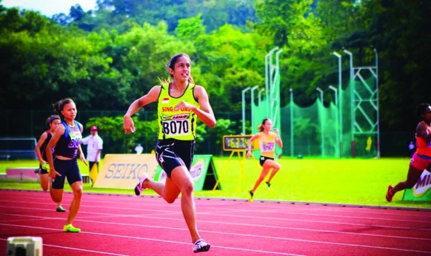 TRACK STAR: Shanti has been a sprinter since she was in primary school and after having broken the 100m national record, the RP student is well on course to becoming a national icon. (Photo: Courtesy of Shanti Pereira)