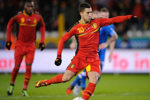 BALANCING ACT: Attacking prowess will have to be combined with work rate if Hazard wants to have a stellar tournament in Brazil (Photo: AFP/John Thys)