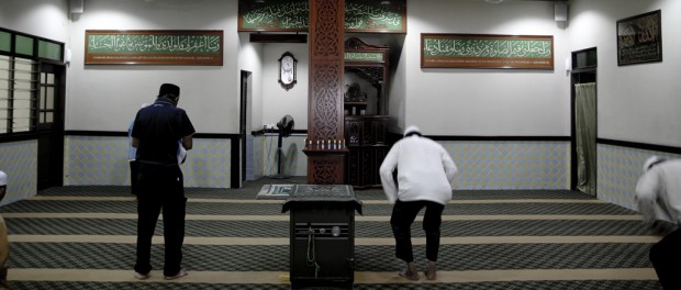 IN DECLINE: Having once served the residents of the neighbouring kampungs, the mosque now has much lesser visitors. The only time the prayer hall witnesses a full house is during the Friday prayers, while it is mostly empty on most days. (Photo: Haiqal Sari)
