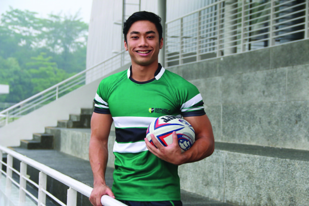 REKINDLED AFFAIR: Since his return to the rugby scene, Jay-Hykel Jailani has not looked back and has gone strength to strength in the sport. (Photo: Ili Nadhirah Bte Mansor)