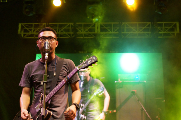 LAST BAND STANDING: Plain Sunset closed the two-day festival, which saw a record attendance. Performing to hundreds of people, ending off with their song full of good vibes.