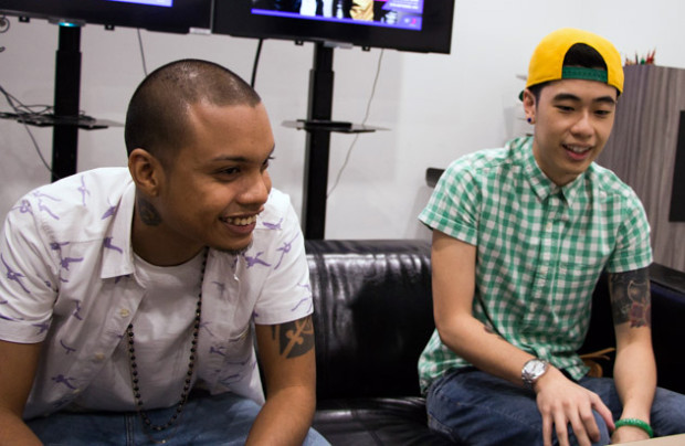 Richard Jansen (left) and Marc Lian of Trick were all smiles and giggles during an interview session with us as they share about their progress. (Photo by: Azmi Athni)