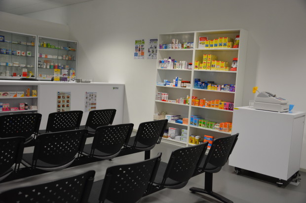 Like Real: The teaching dispensary was officially opened on the first day of RP Open House. (Photo: Claudia Chau)