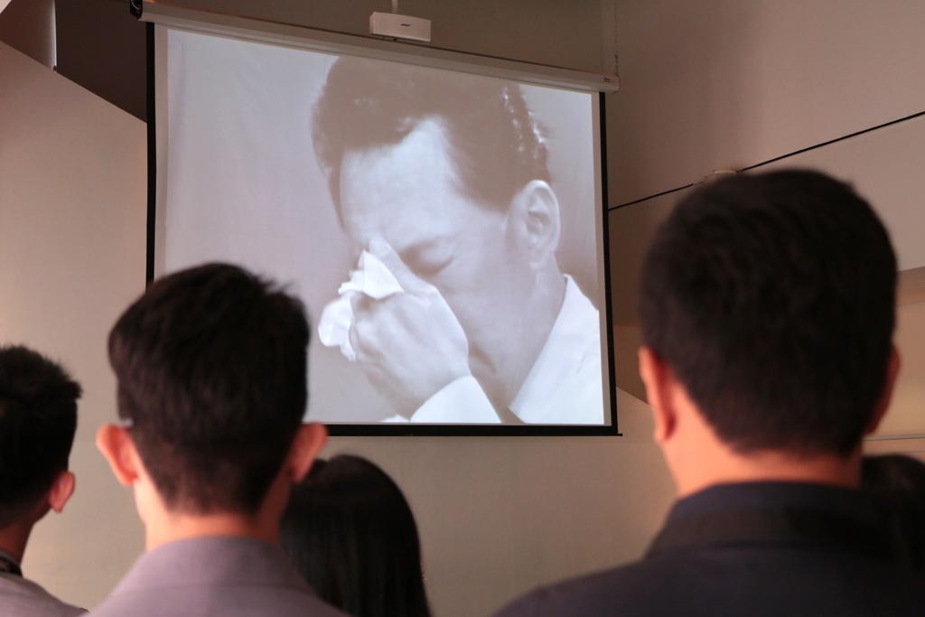 HEART-WRENCHING: Staff present during the ceremony watched a video montage of his successes and challenges (Photo: Azmi Athni). 