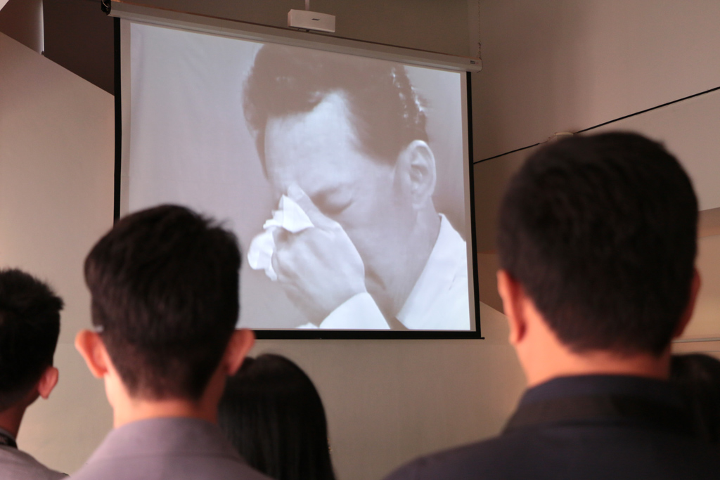 HEART-WRENCHING: Staff present during the ceremony watched a video montage of his successes and challenges (Photo: Azmi Athni).