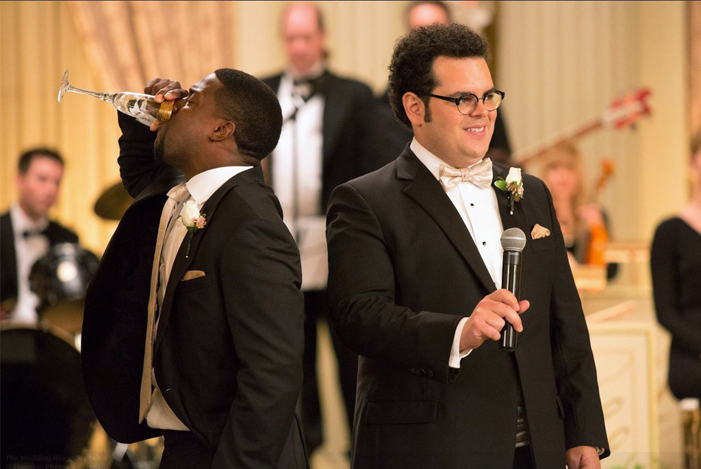COMEDY GOLD: Kevin Hart (L) and Josh Gad share excellent chemistry as two people whose business relationship turns personal, amid a bunch of side-splitting gags. (Photo: www.facebook.com/WeddingRinger/)