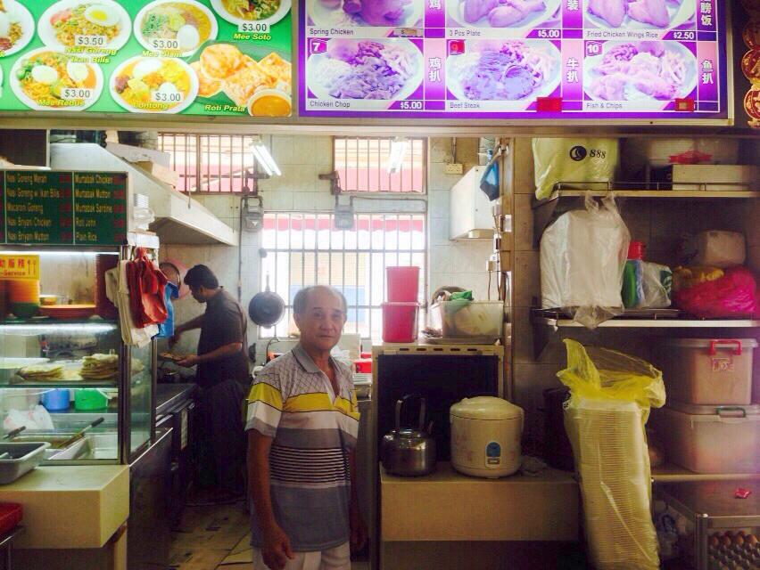 GO BACK IN TIME: Time seems to have stood still in this coffeeshop, with its old decor and senior vendors. (Photo: Thushena Ganesh)