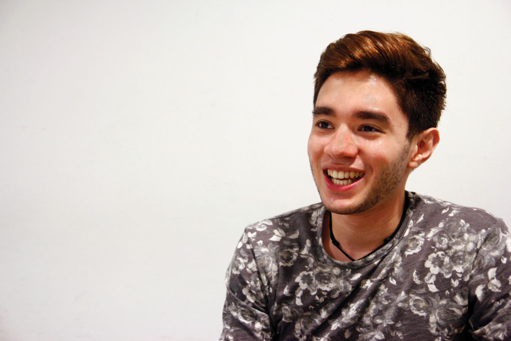 WEARING A SMILE: Charles’ good deed did not come as a surprise to his friends whom described him as a friendly individual who’s always willing to lend a helping hand to those in need. PHOTO: DAMIEN KUA