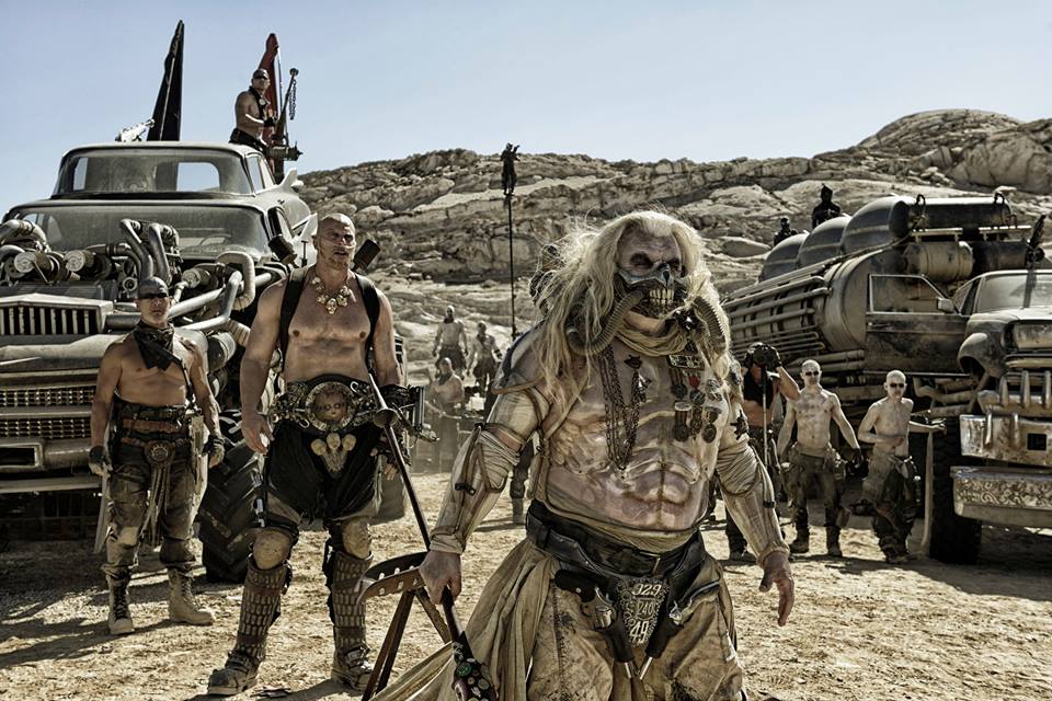 LIFE REDUCED TO ONE THING – SURVIVAL: Immortan Joe and his War Boys relentlessly look for Max and his alliances. He shows no mercy. (Photo: Mad Max Official Facebook Page)