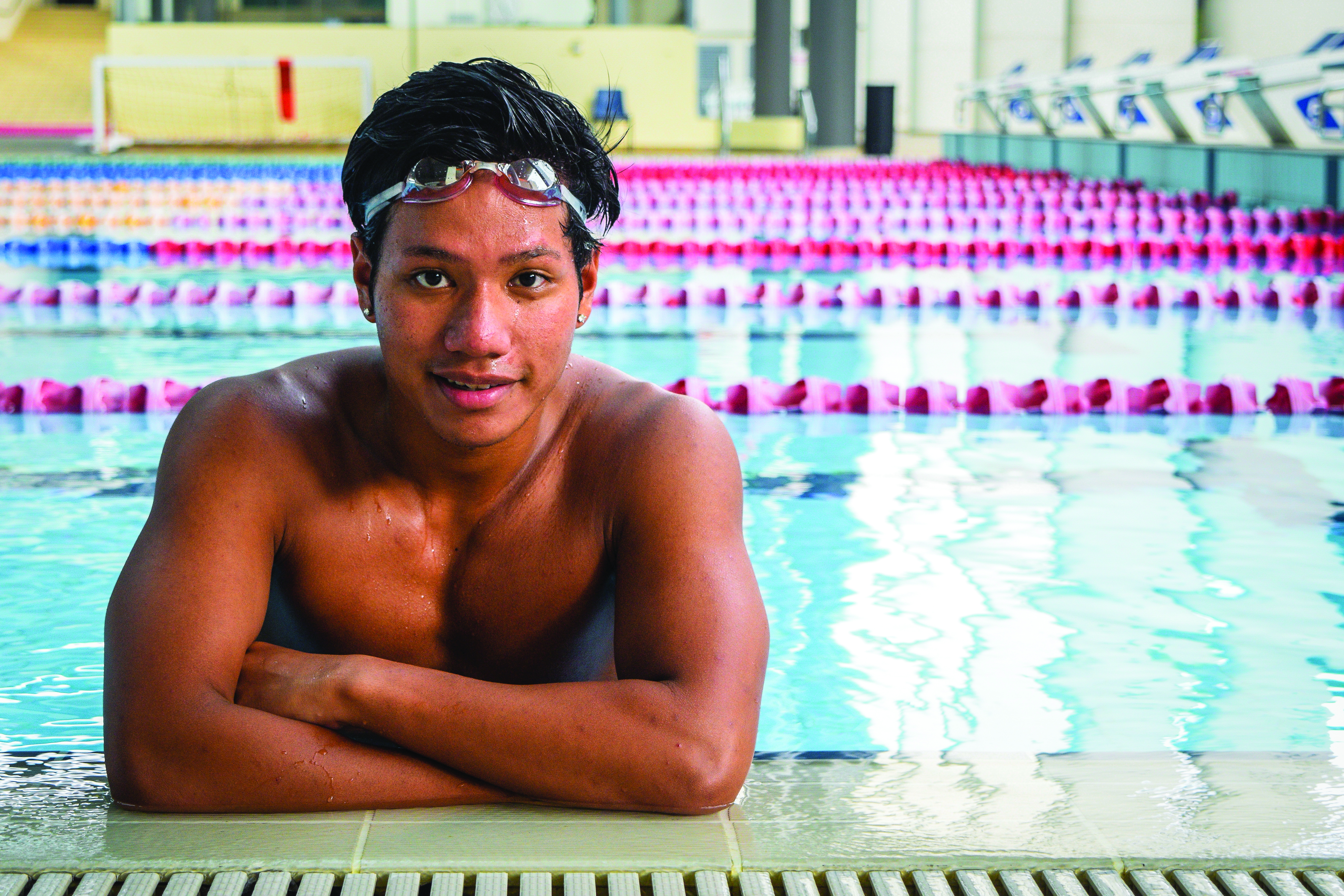PERSEVERANCE PAYING OFF: Benedict Boon is keen on pursuing his dreams of being a national swimmer despite almost retiring from the sport he has been actively participating in for the past decade. PHOTO: Iskandar Rossali