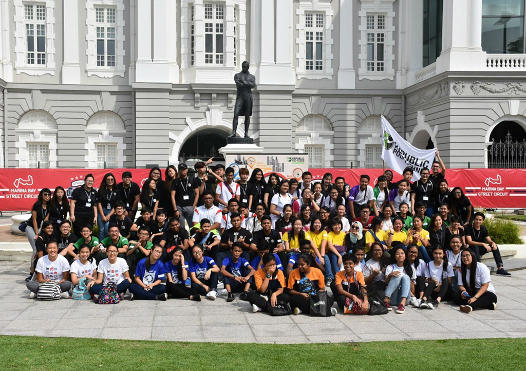 CALM BEFORE THE STORM: 60 secondary school students from the North and West Zones of Singapore competed in a hospitality race for the ultimate prize of cash or vouchers worth $800, medals and certificates. (Photo: Maisha Samiha)  