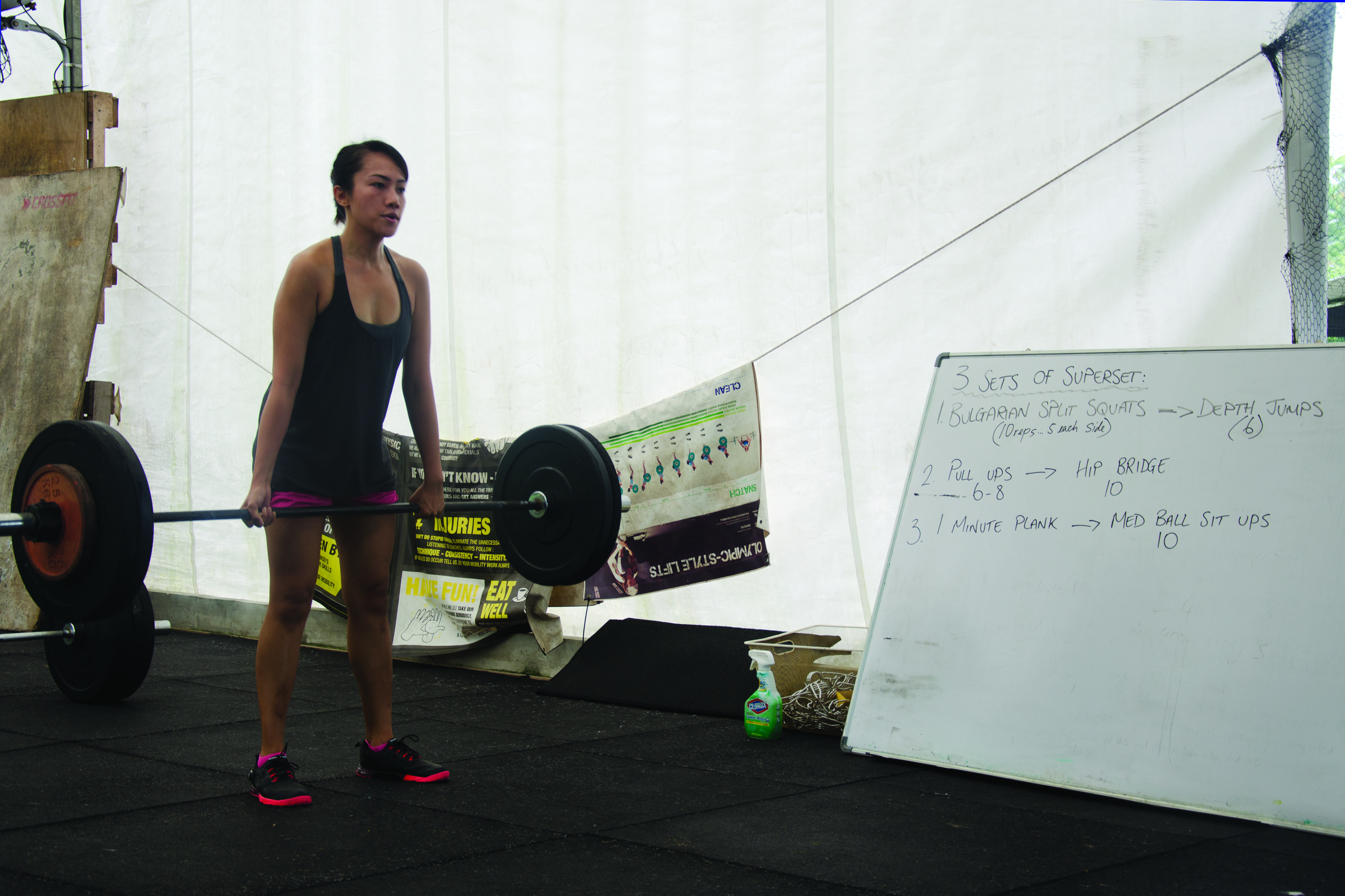 GIRL POWER: Ladies in the CrossFit community step up to the mat to break gender stereotypes about weightlifting. The sport brings about benefits such as improving muscle strength and bone density. PHOTO: Seri Azilia Khairil