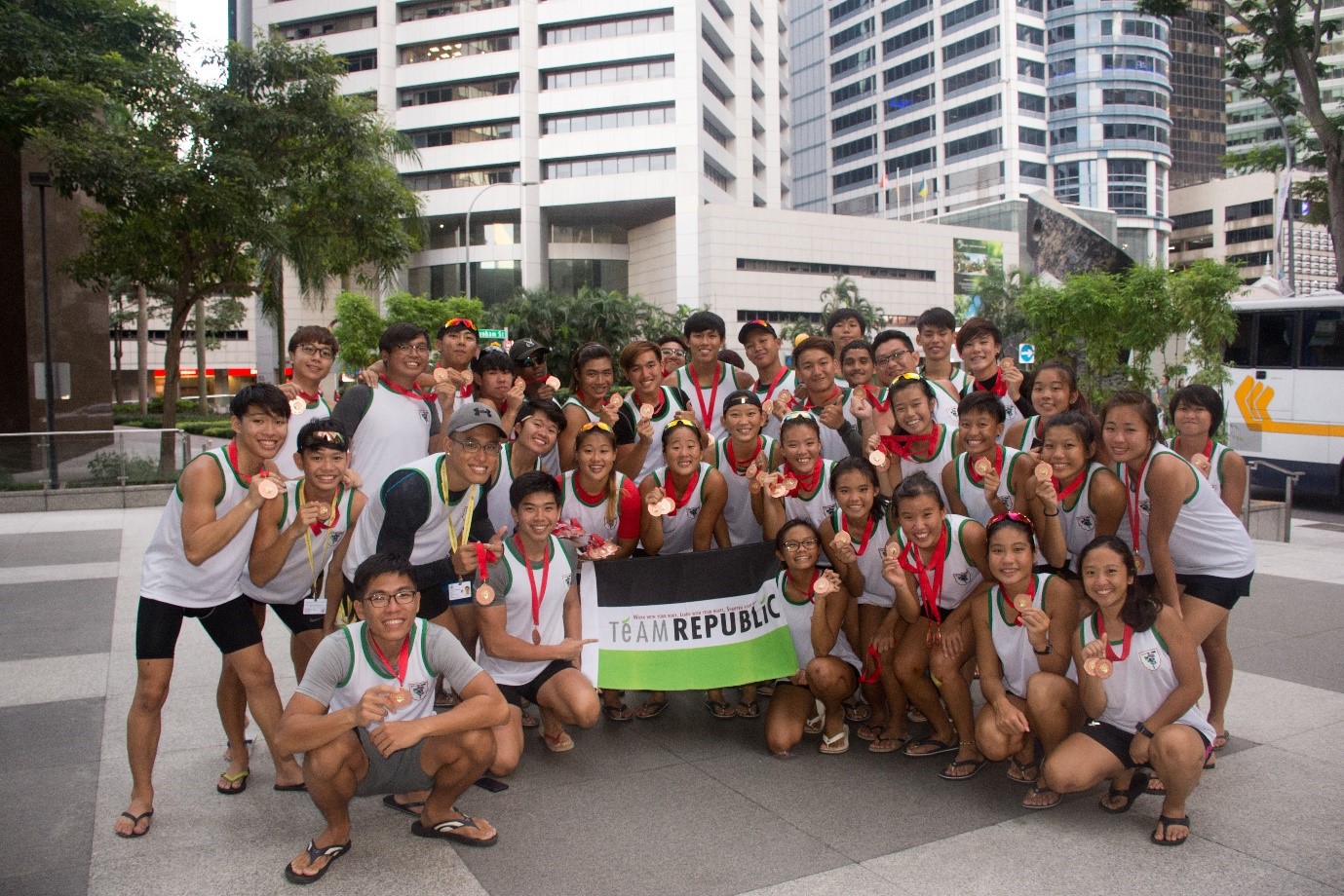 The RP Dragon Boat team 